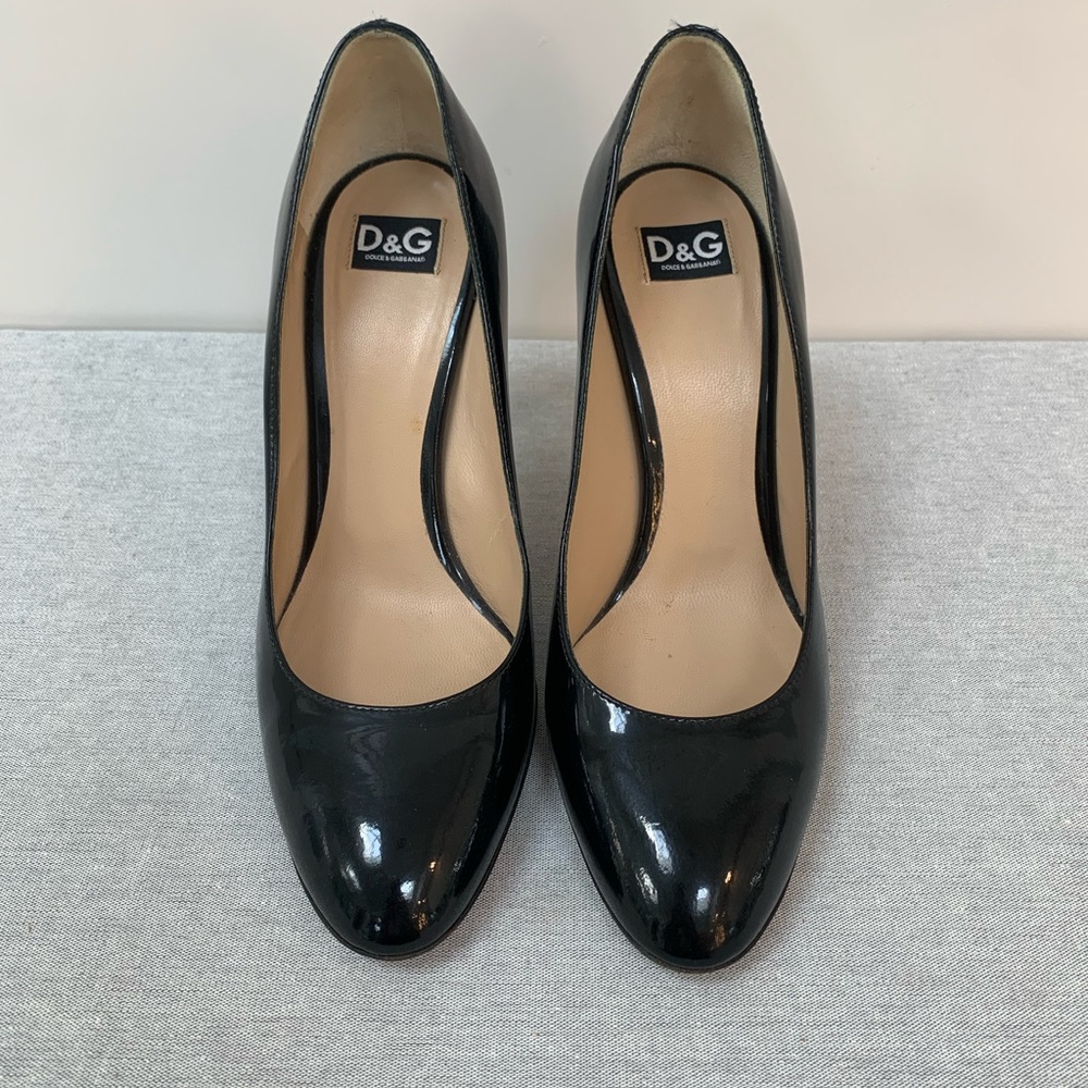 D&G patent leather heels